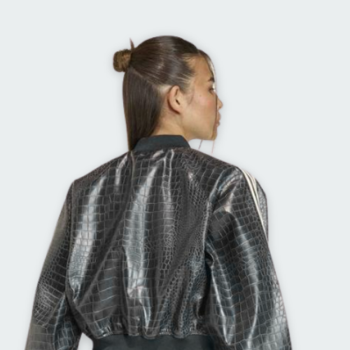 Croc Pleather Jacket