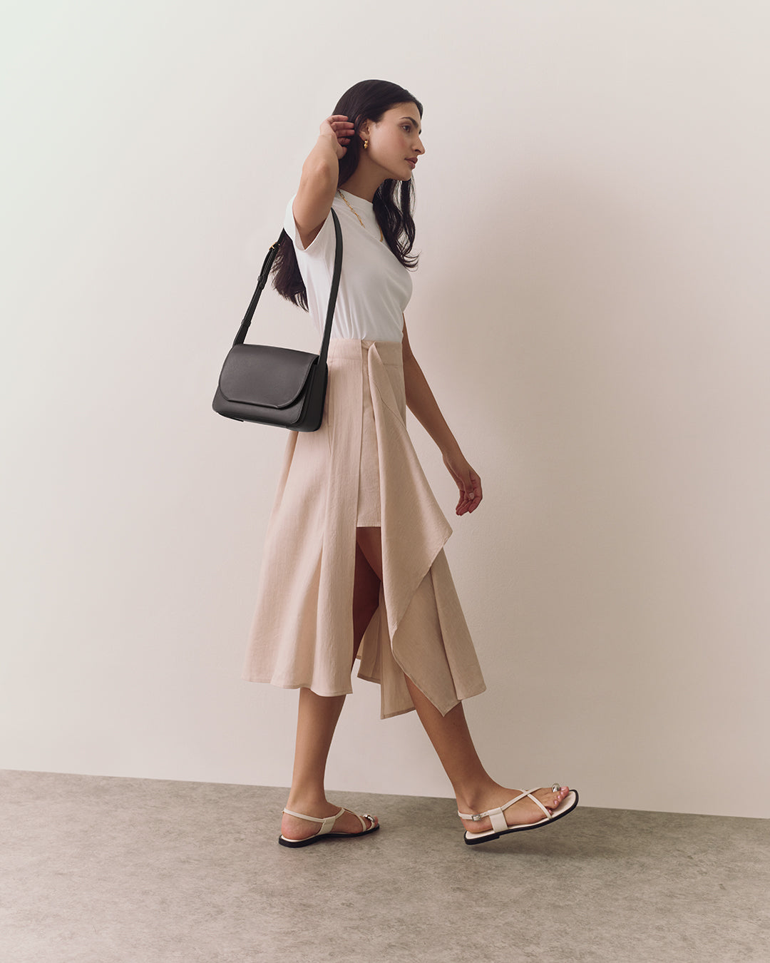 Concertina Shoulder Bag (Smooth)